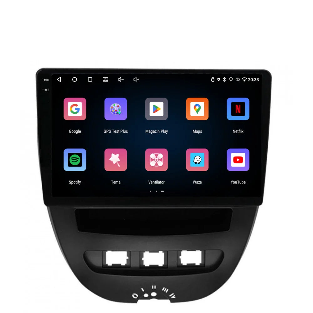Navigatie Peugeot 107 (2005-2014), Ecran 2K, 8GB RAM 256GB, 8-core