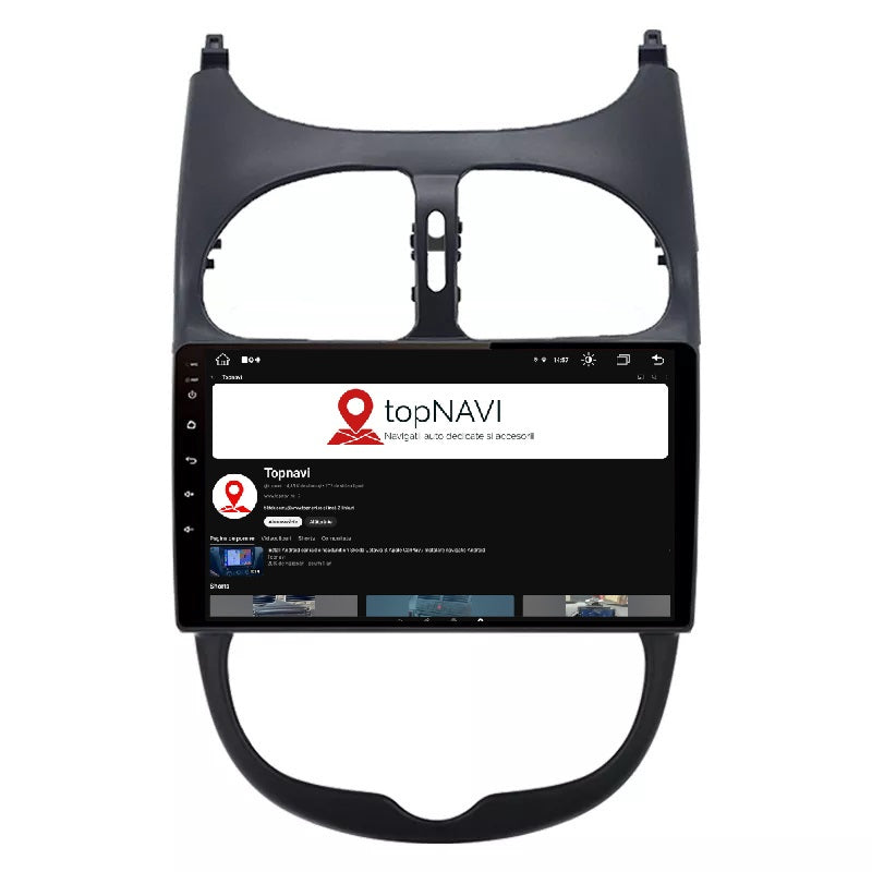 Navigatie Peugeot 206 (2001-2008), Ecran 9 inch, 1GB RAM 32GB