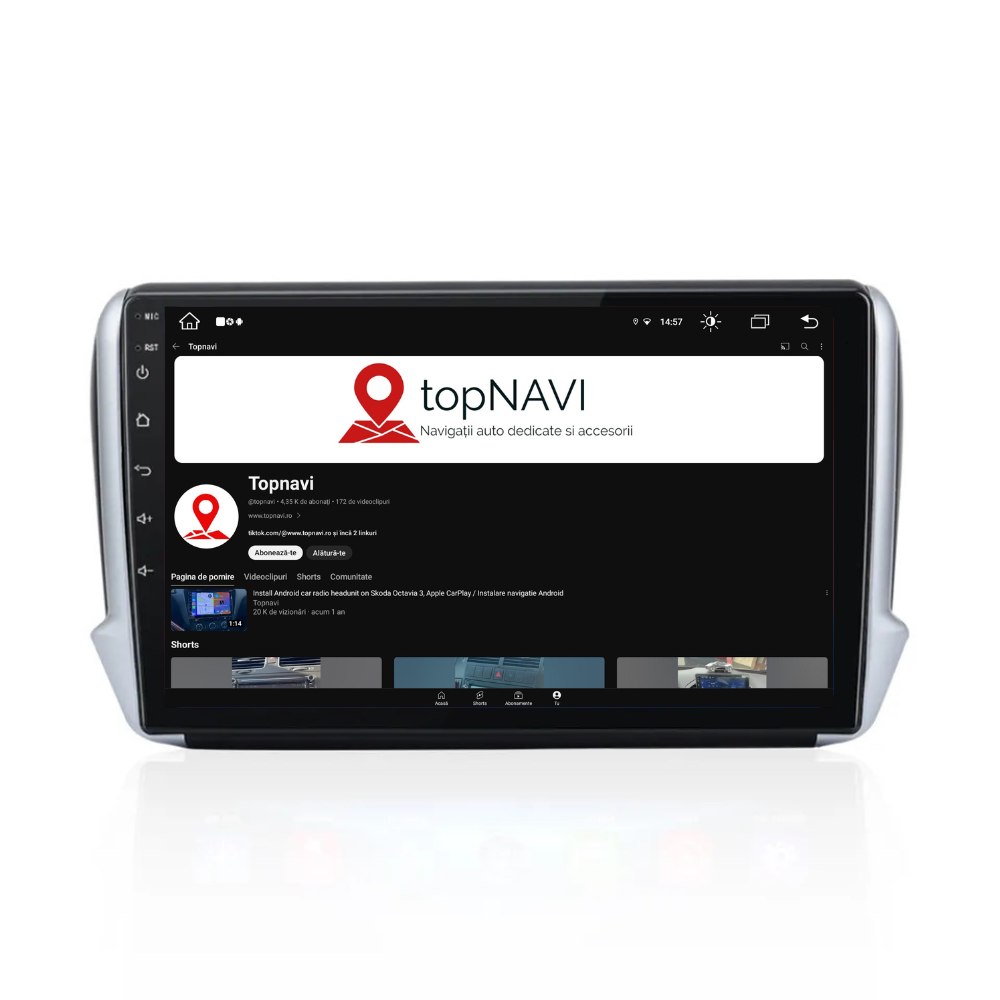 Navigatie Peugeot 2008 (2013-2017), Ecran 10 inch, 1GB 32GB