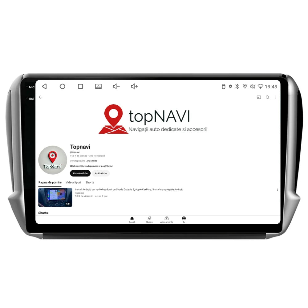 Navigatie Peugeot 208 (2013-2017), Ecran 10 inch, 2GB 32GB