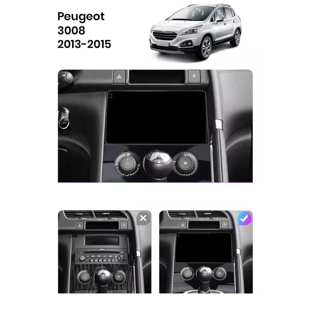 Navigatie Peugeot 3008 (2009-2015), Ecran 9 inch, 1GB RAM 32GB