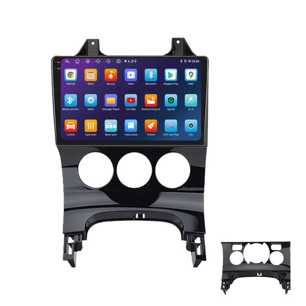 Navigatie Peugeot 3008 (2009-2015), Ecran 9 inch, 4GB RAM 64GB, 8-core