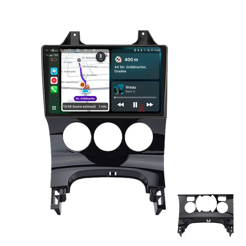Navigatie Peugeot 3008 (2009-2015), Ecran 9 inch 2K, 12GB RAM 256GB, 8-core
