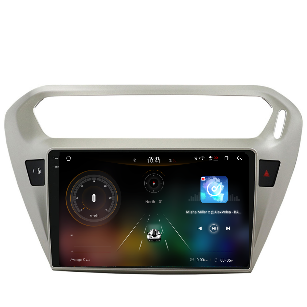 Navigatie Peugeot 301 (2013-2018), Ecran 9 inch 2K, 12GB RAM 256GB, 8-core