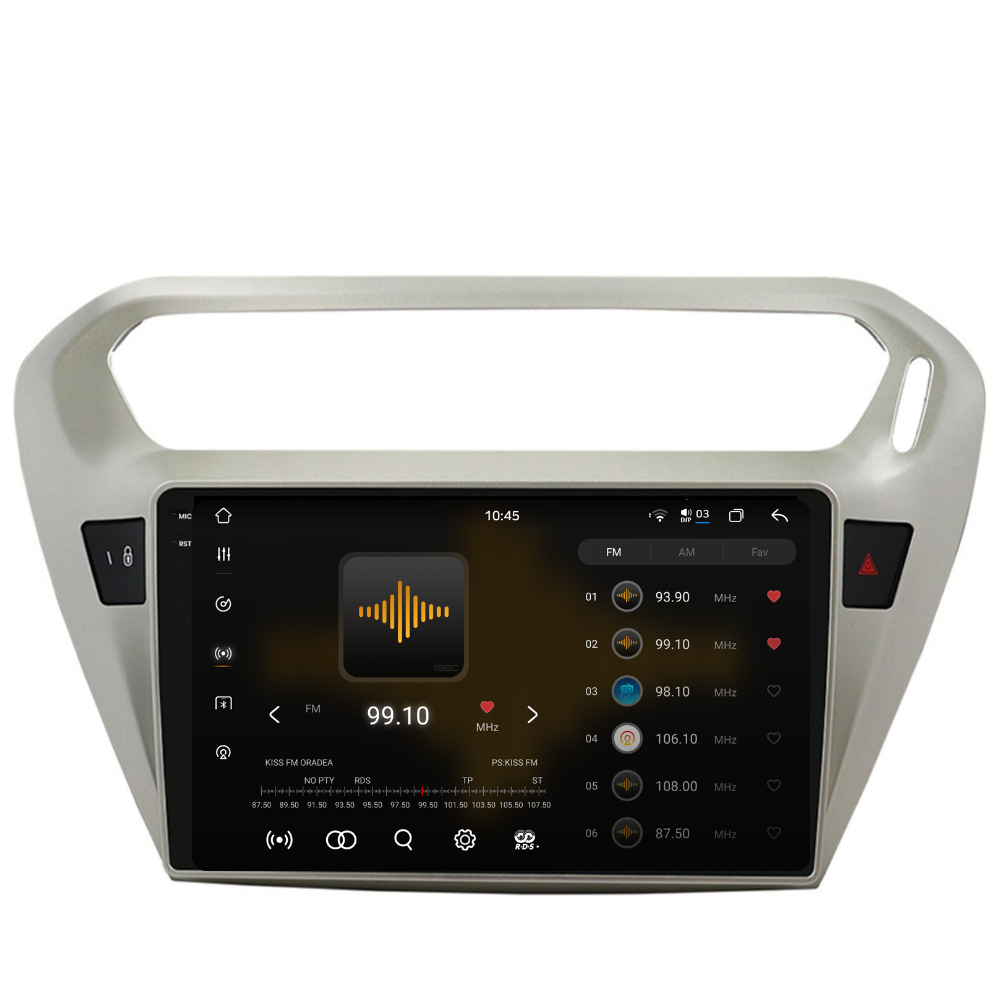 Navigatie Peugeot 301 (2013-2018), Ecran 9 inch 2K, 12GB RAM 256GB, 8-core