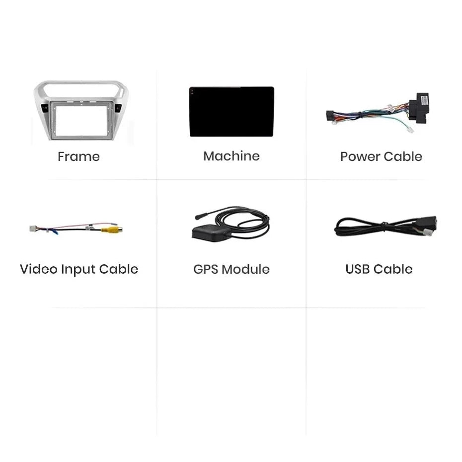 Navigatie Peugeot 301 (2013-2018), Ecran 9 inch, 2GB RAM 32GB