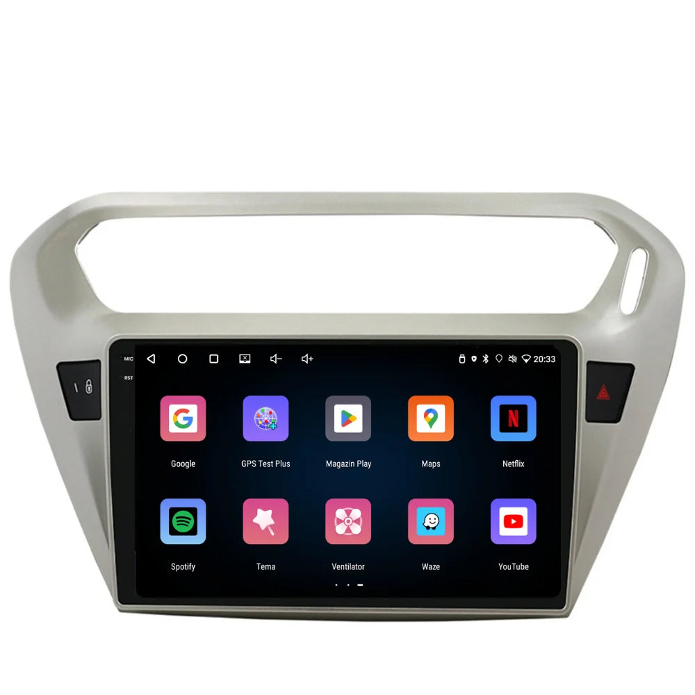 Navigatie Citroen Elysee (2013-2018), Ecran 9 inch, 2GB RAM 32GB