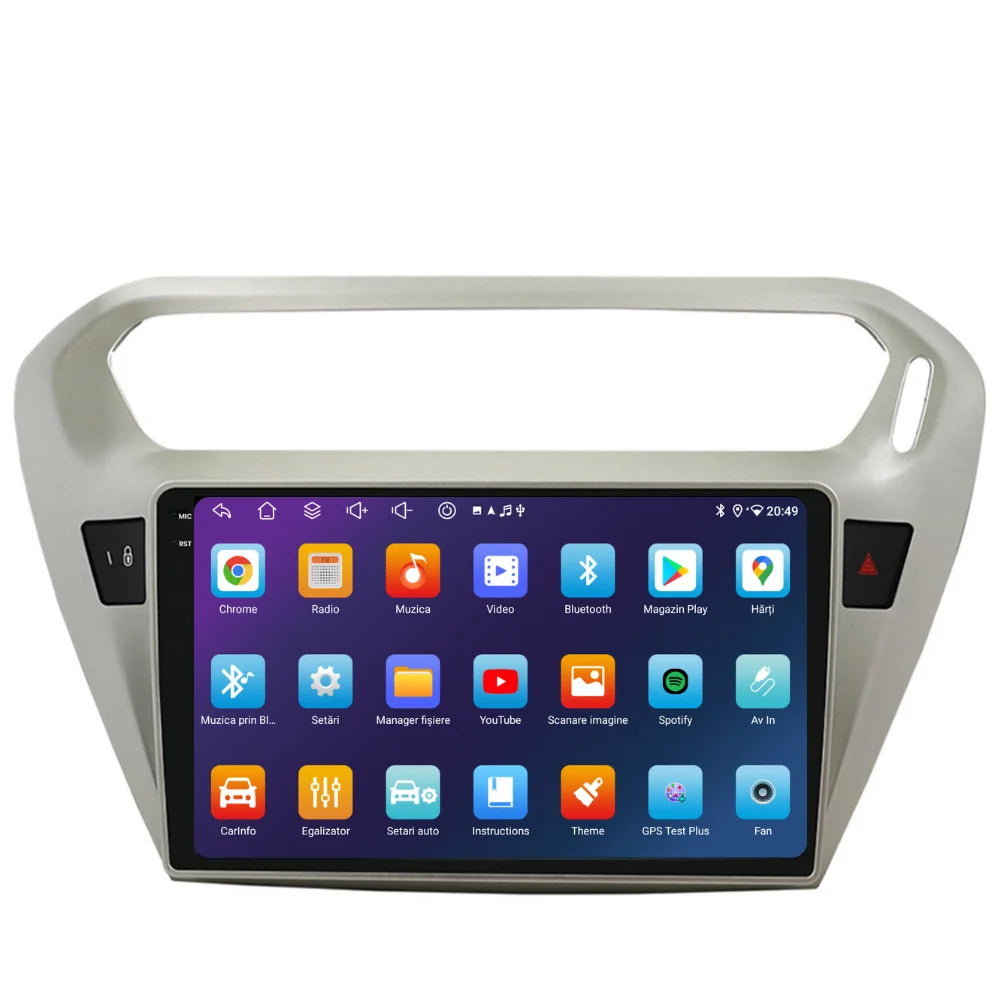 Navigatie Citroen Elysee (2013-2018), Ecran 9 inch, 6GB RAM 128GB, 8-core