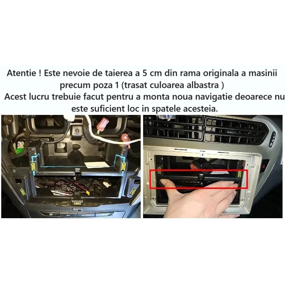 Navigatie Citroen Elysee (2013-2018), Ecran 9 inch, 8GB RAM 256GB, 8-core