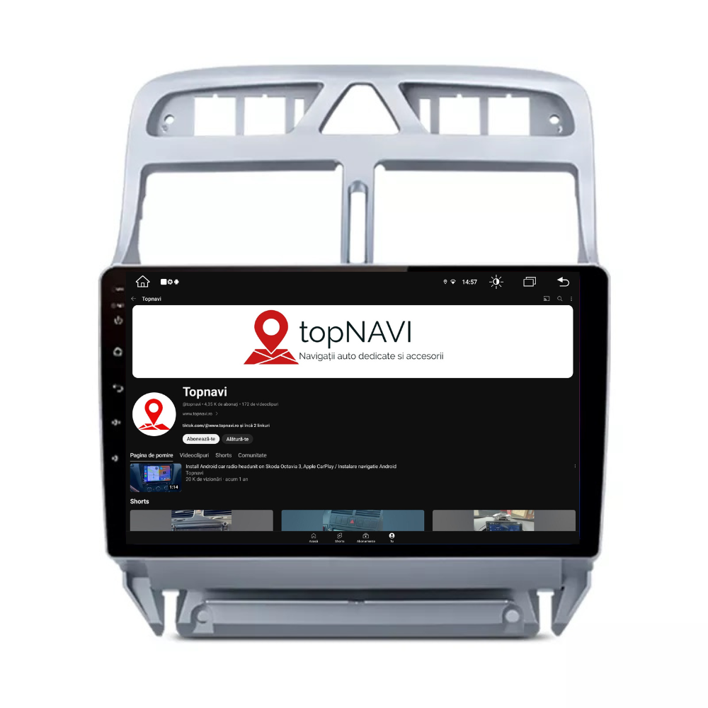 Navigatie Peugeot 307 (2002-2013), Ecran 9 inch, 1GB RAM 32GB