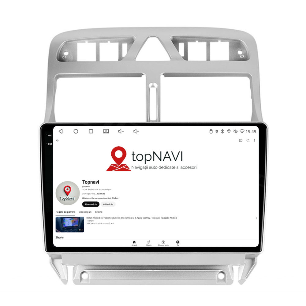 Navigație Peugeot 307 (2002-2013), Android, Ecran 9 inch, 6GB RAM 128GB, 8-core