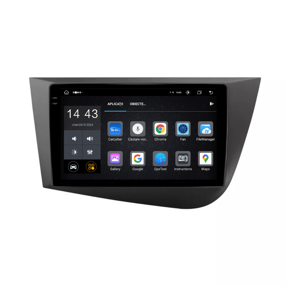 Navigatie Seat leon 2005-2012, Android 13,Ecran 2K, 4GB RAM 64GB, Octa Core, carplay /android auto