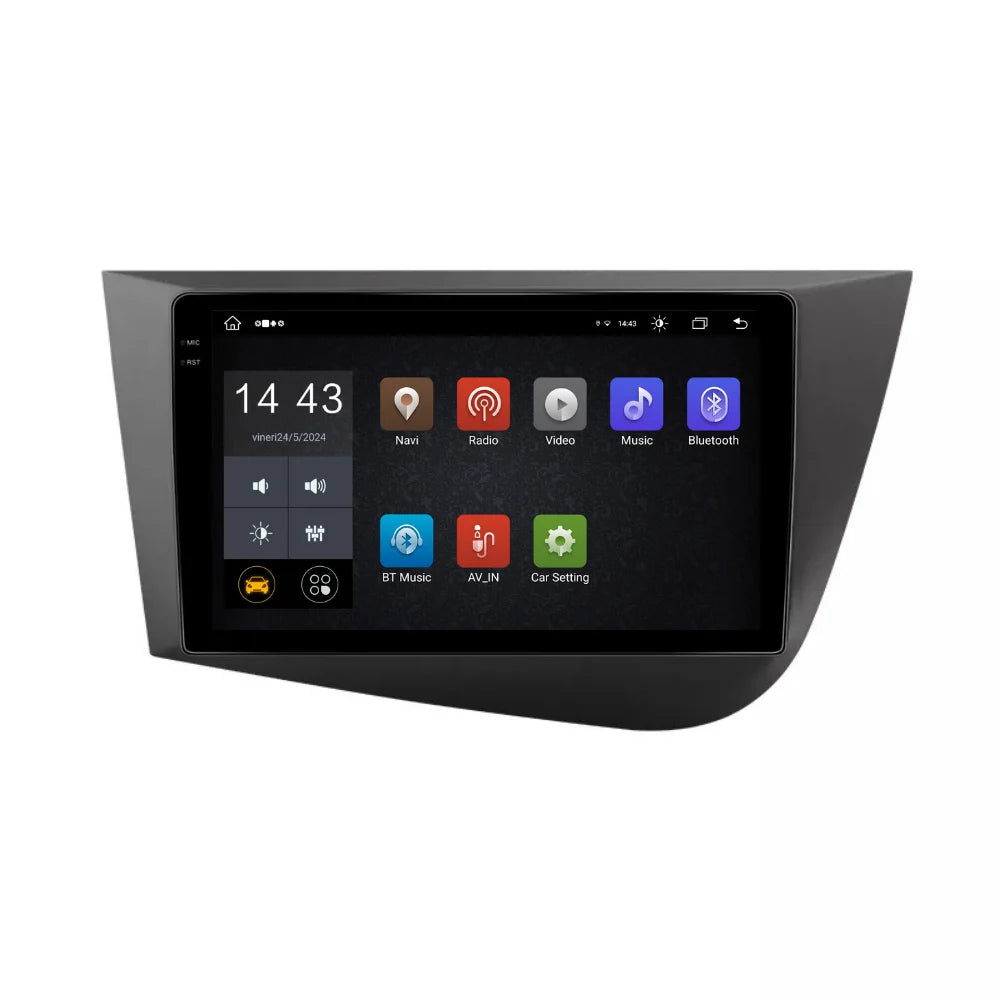 Navigatie Seat leon 2005-2012, Android 13,Ecran 2K, 4GB RAM 64GB, Octa Core, carplay /android auto