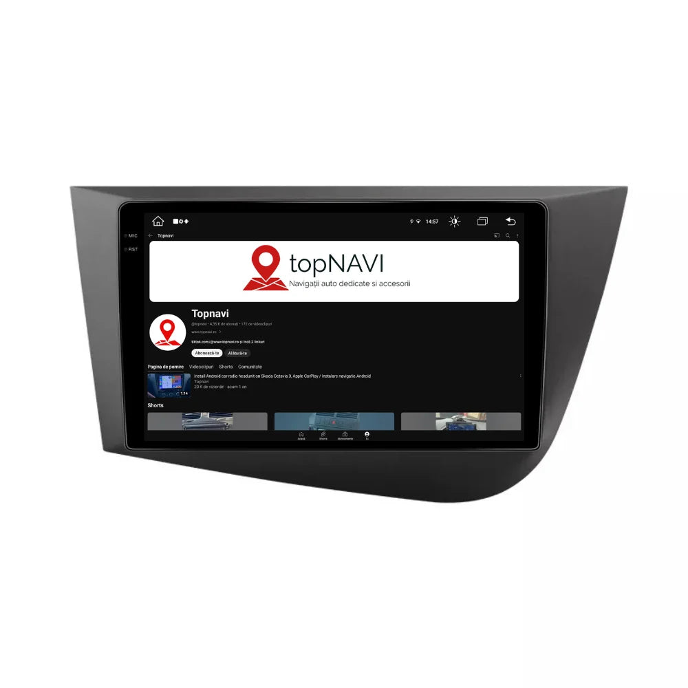 Navigatie Seat leon 2005-2012, Android 13,Ecran 2K, 4GB RAM 64GB, Octa Core, carplay /android auto