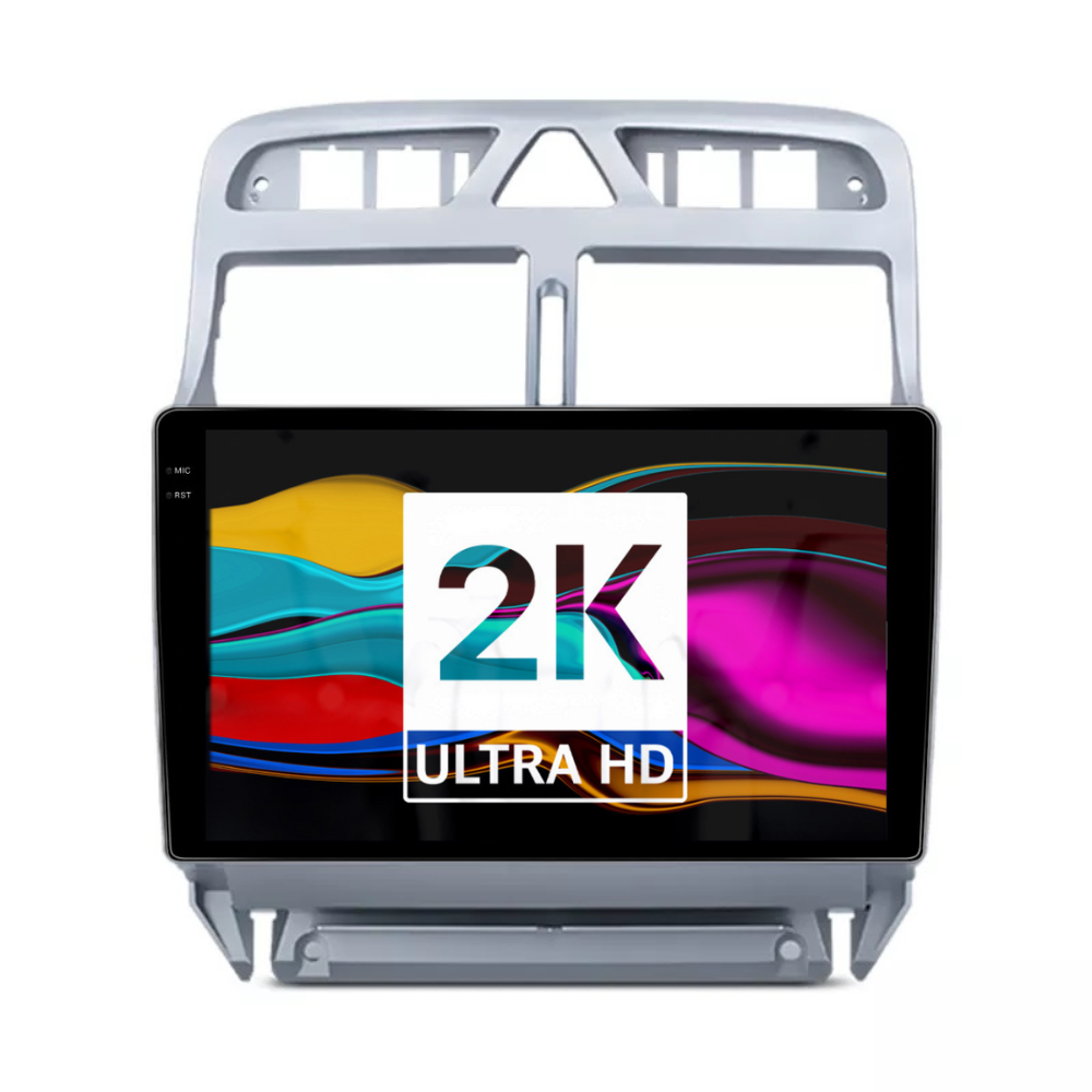 Navigatie Peugeot 307 2002-2013, Android 13,Ecran 2K, 8GB RAM 256GB, Octa Core, carplay /android auto