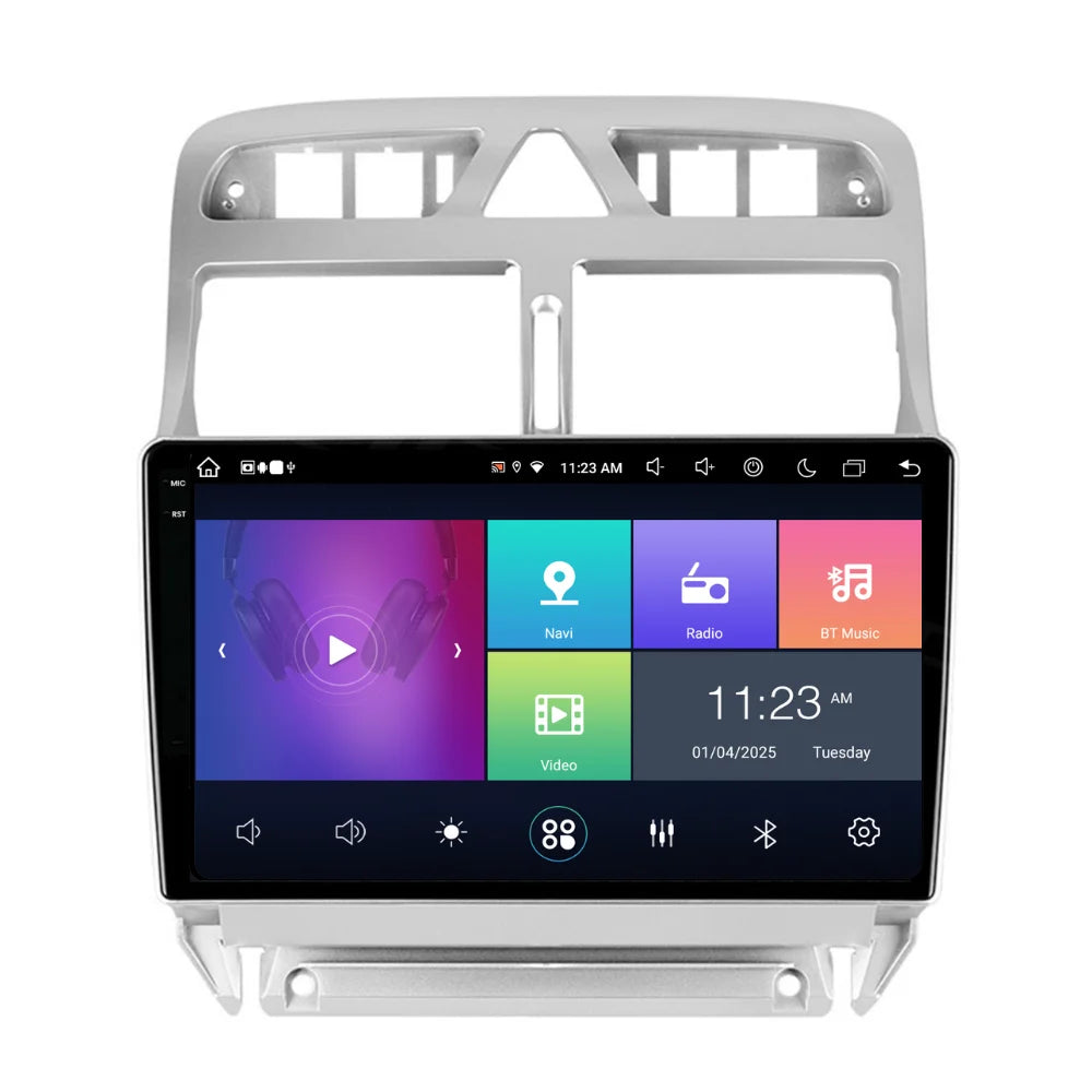 Navigație Peugeot 307 (2002-2013), Android, Ecran 9 inch, 4GB RAM 64GB, 8-core