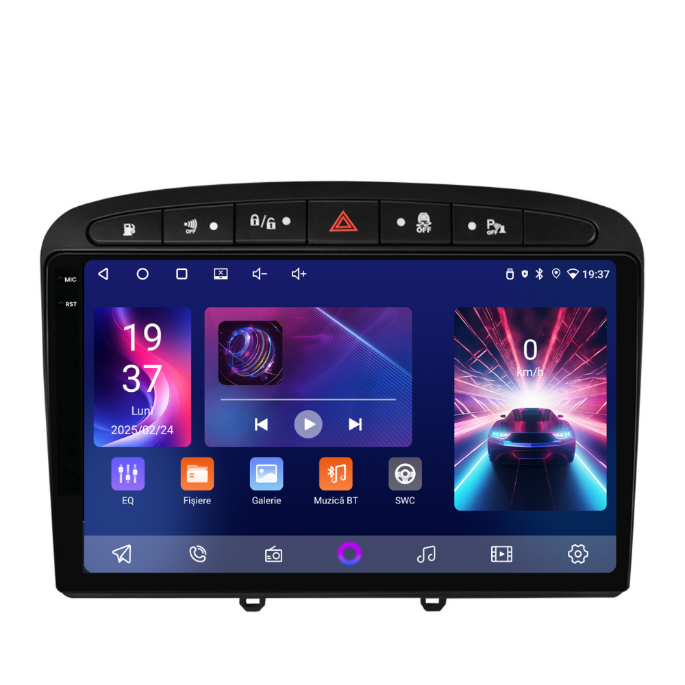 Navigatie Peugeot 308 (2008-2020), Ecran 9 inch, 4GB RAM 64GB, 4-core