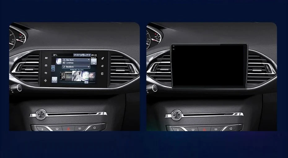 Navigatie Peugeot 308 (2012-2017), Ecran 9 inch, 4GB RAM 64GB, 8-core