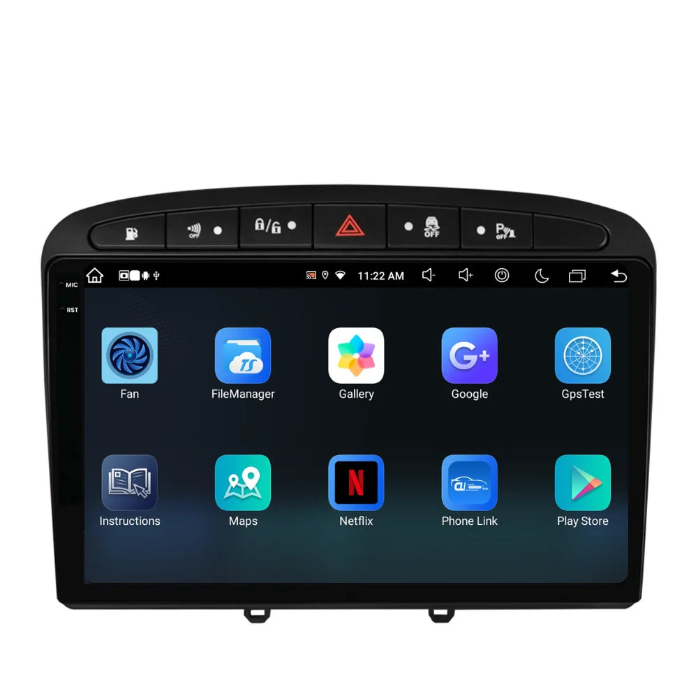 Navigatie Peugeot 308 (2008-2020), Ecran 9 inch, 8GB RAM 256GB, 8-core