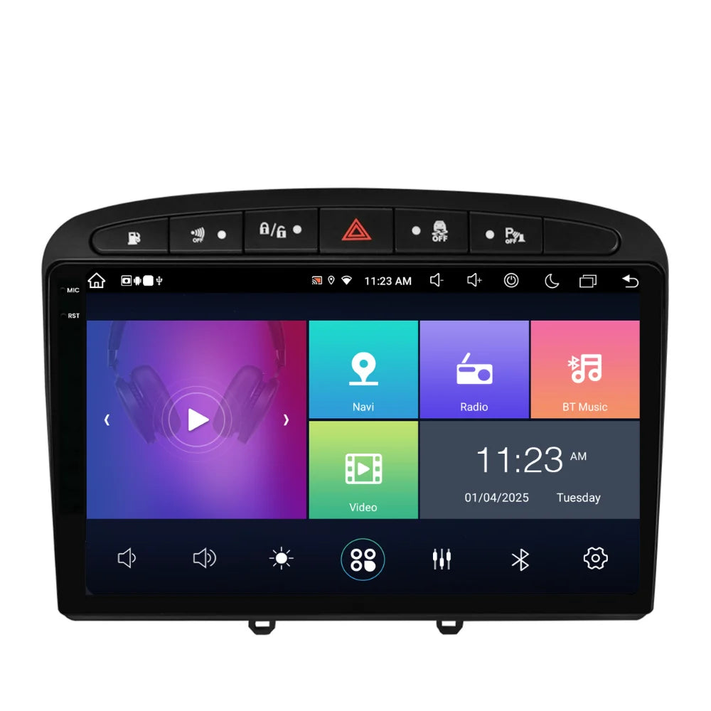 Navigatie Peugeot 308 (2008-2020), Ecran 9 inch, 8GB RAM 256GB, 8-core