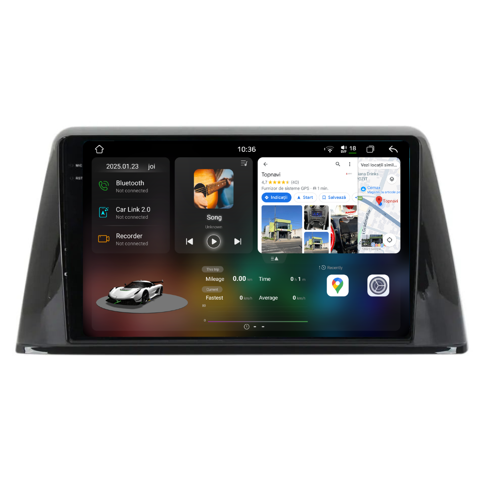 Navigatie Peugeot 308 (2012-2017), Ecran 9 inch 2K, 12GB RAM 256GB, 8-core