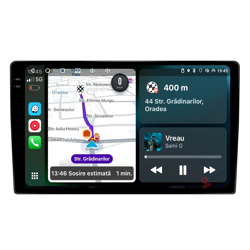 Navigatie Peugeot 308 (2012-2017), Ecran 9 inch 2K, 12GB RAM 256GB, 8-core