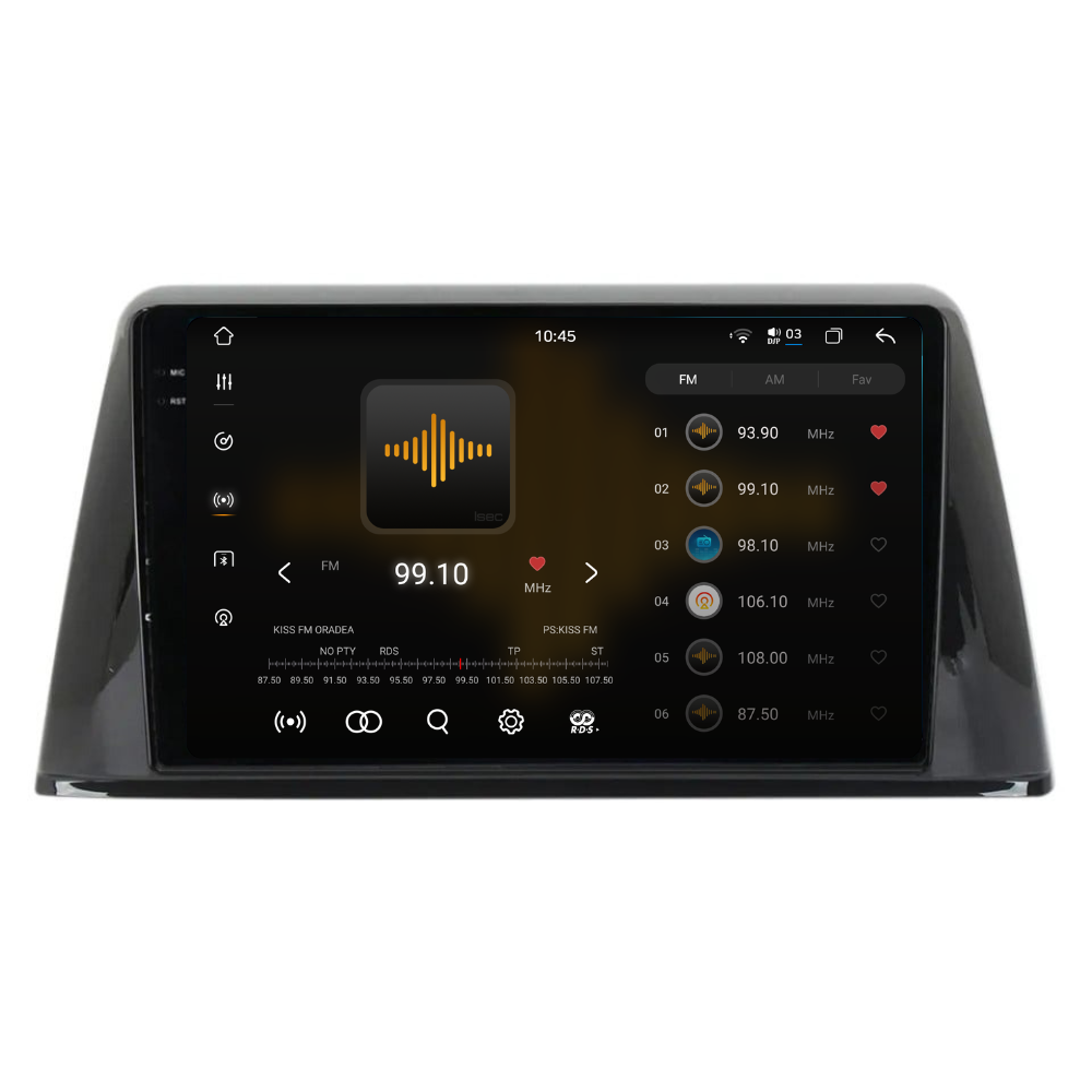 Navigatie Peugeot 308 (2012-2017), Ecran 9 inch 2K, 12GB RAM 256GB, 8-core