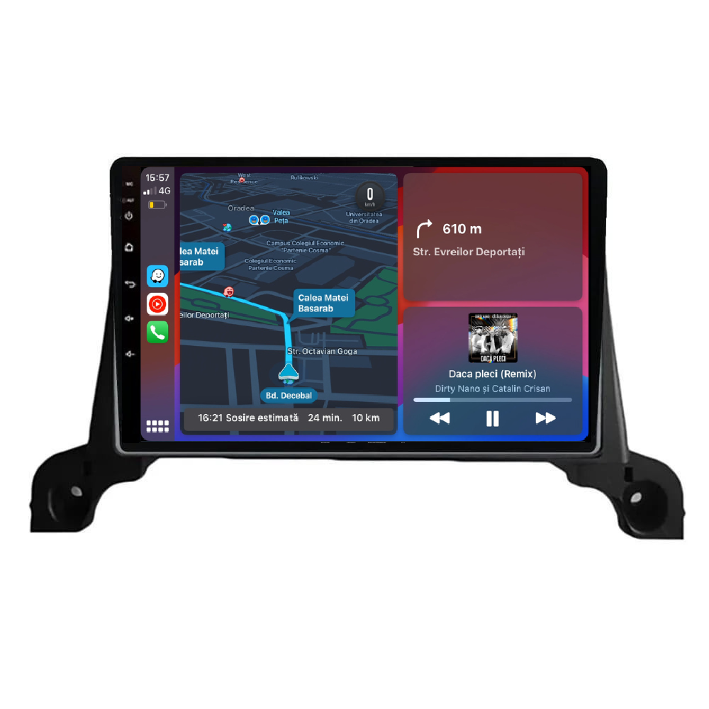 Navigatie Peugeot 5008 (2017-2020), Ecran 9 inch, 1GB RAM 32GB