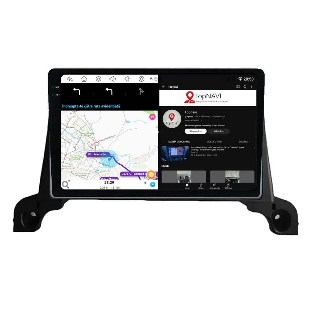 Navigatie Peugeot 5008 (2017-2020), Ecran 9 inch, 4GB RAM 64GB, 8-core