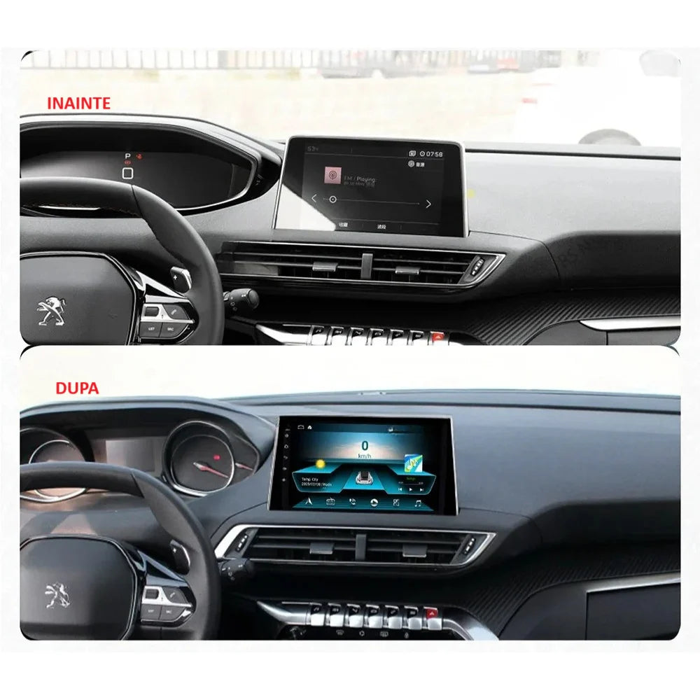 Navigatie Peugeot 4008 (2017-2020), Ecran 9 inch, 4GB RAM 64GB, 8-core