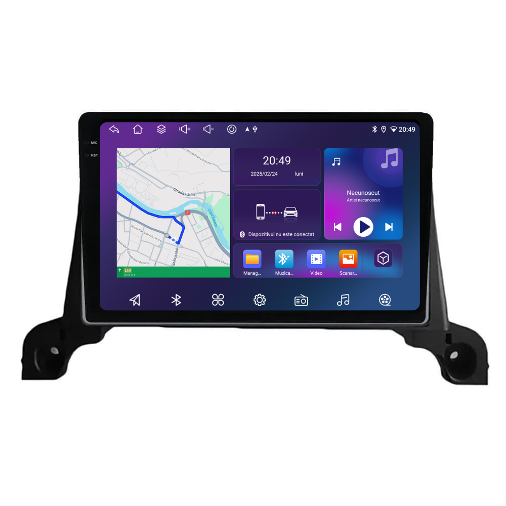 Navigatie Peugeot 4008 (2017-2020), Ecran 9 inch, 6GB RAM 128GB, 8-core