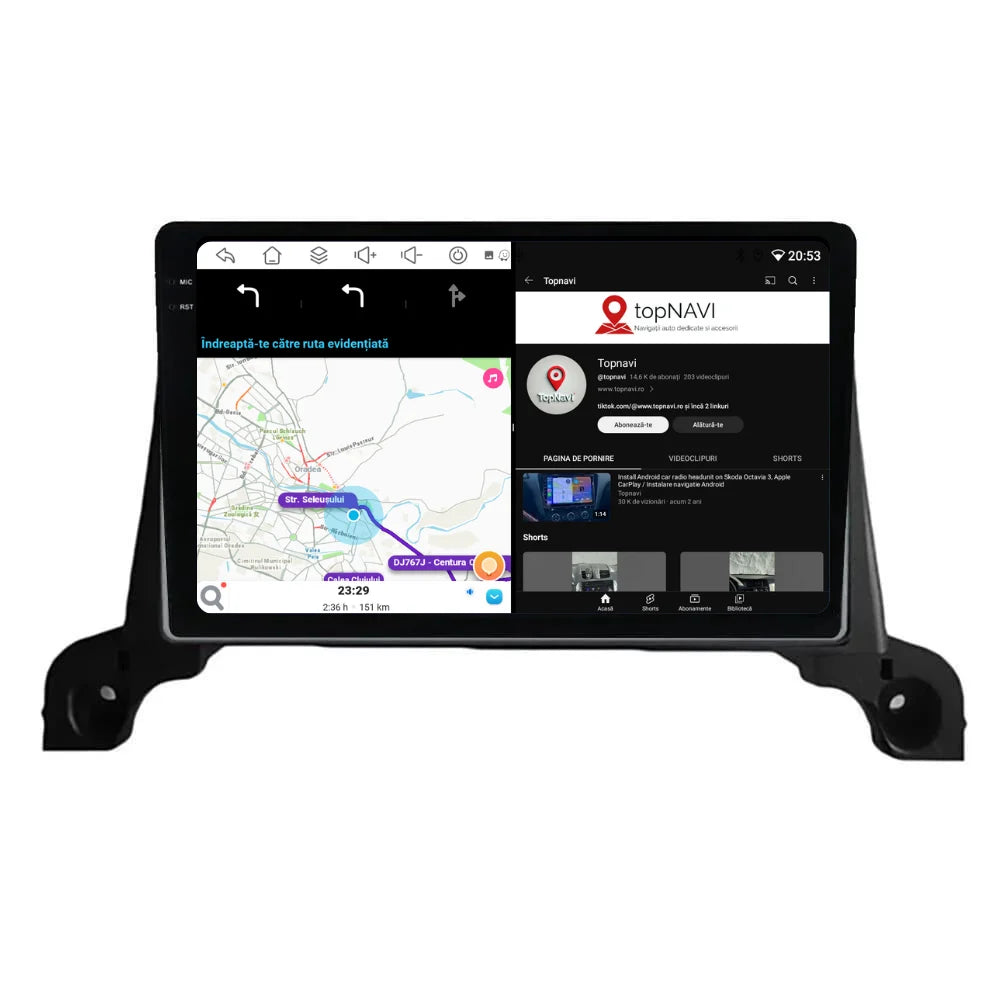 Navigatie Peugeot 4008 (2017-2020), Ecran 9 inch, 6GB RAM 128GB, 8-core
