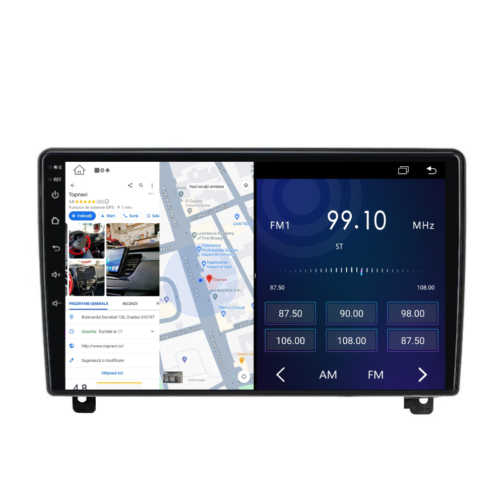 Navigatie Peugeot 407 (2004-2011), Ecran 9 inch, 1GB RAM 32GB