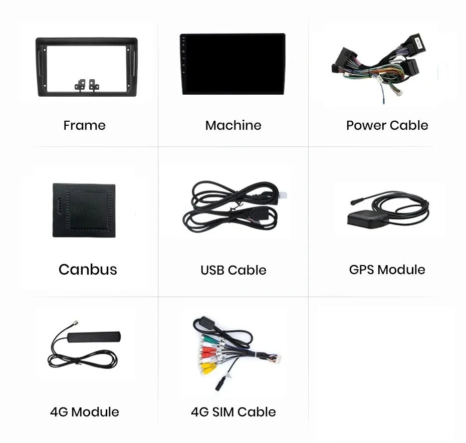Navigatie Peugeot 407 (2004-2011), Ecran 9 inch, 4GB RAM 64GB, 8-core