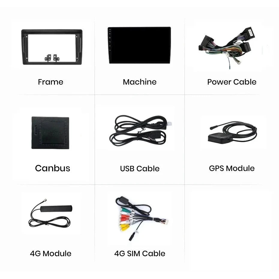 Navigatie Peugeot 407 (2004-2011), Ecran 9 inch, 6GB RAM 128GB, 8-core