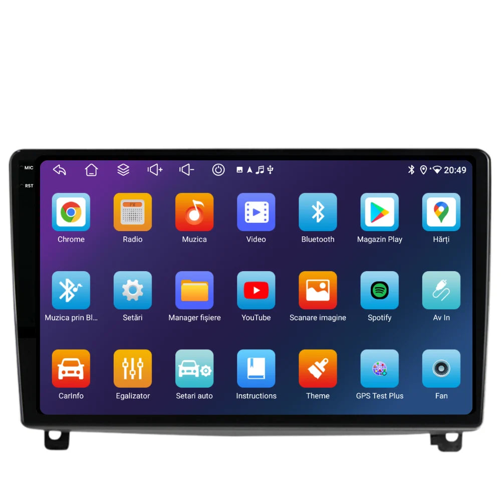 Navigatie Peugeot 407 (2004-2011), Ecran 9 inch, 6GB RAM 128GB, 8-core