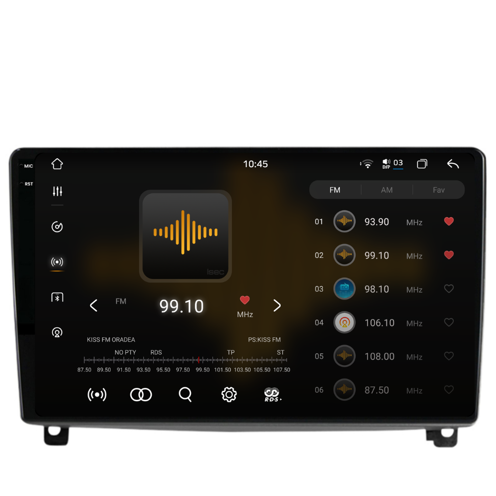 Navigatie Peugeot 407 (2004-2011), Ecran 9 inch 2K, 12GB RAM 256GB, 8-core