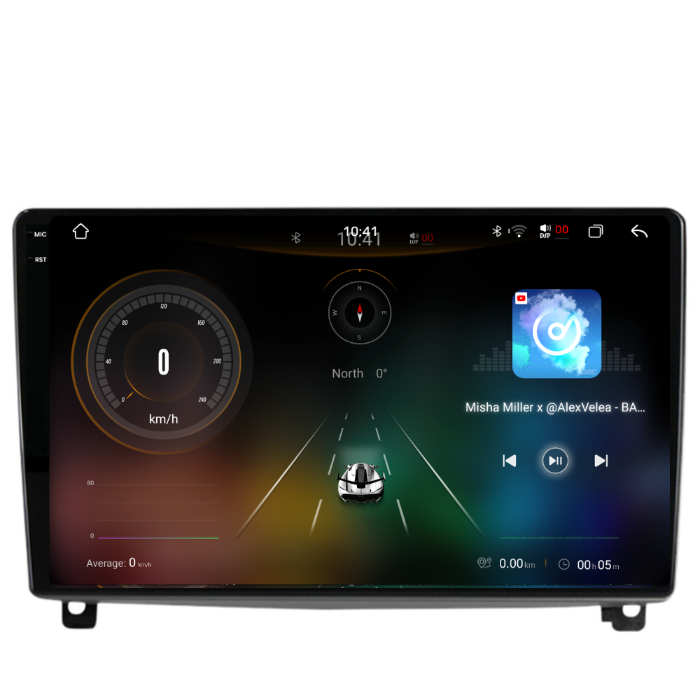 Navigatie Peugeot 407 (2004-2011), Ecran 9 inch 2K, 12GB RAM 256GB, 8-core