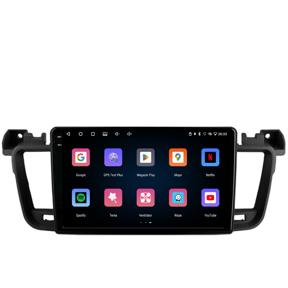 Navigatie Peugeot 508 (2011-2018), Ecran 9 inch, 2GB RAM, 32GB