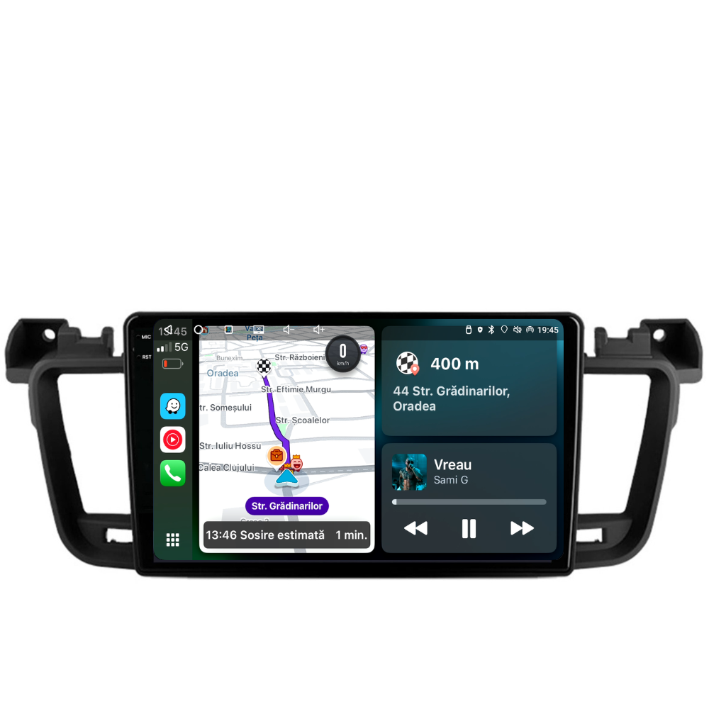 Navigatie Peugeot 508 (2011-2018), Ecran 9 inch, 4GB RAM, 64GB, 4-core