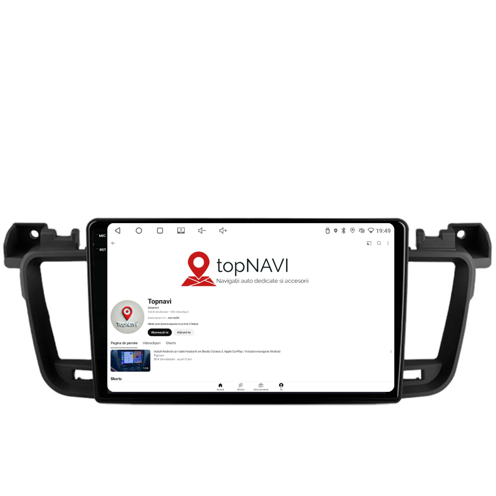 Navigatie Peugeot 508 (2011-2018), Ecran 9 inch, 8GB RAM, 256GB, 8-core