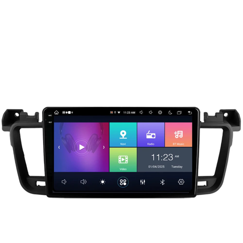 Navigatie Peugeot 508 (2011-2018), Ecran 9 inch, 8GB RAM, 256GB, 8-core