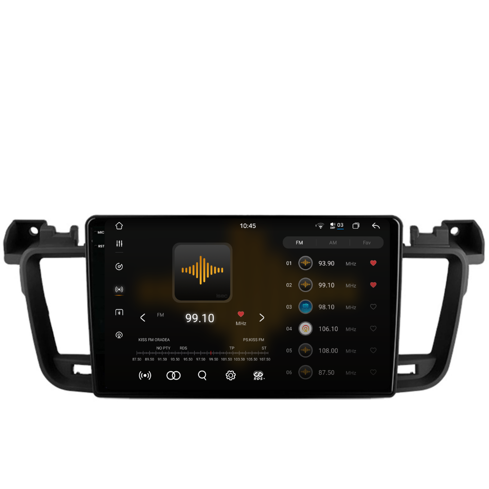 Navigatie Peugeot 508 (2011-2018), Ecran 9 inch 2K, 12GB RAM, 256GB, 8-core