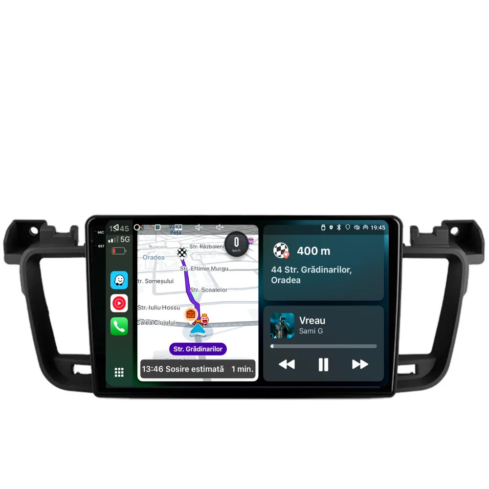 Navigatie Peugeot 508 (2011-2018), Ecran 9 inch 2K, 12GB RAM, 256GB, 8-core