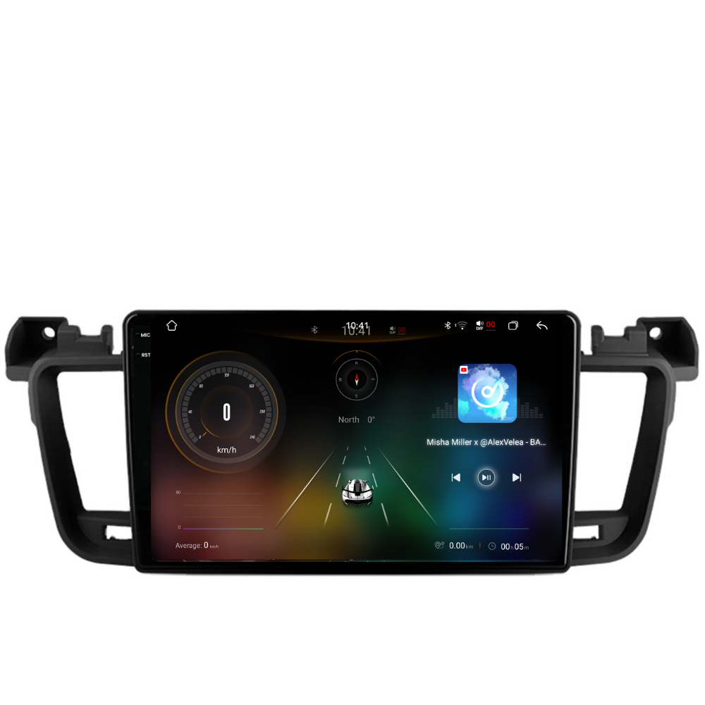 Navigatie Peugeot 508 (2011-2018), Ecran 9 inch 2K, 12GB RAM, 256GB, 8-core