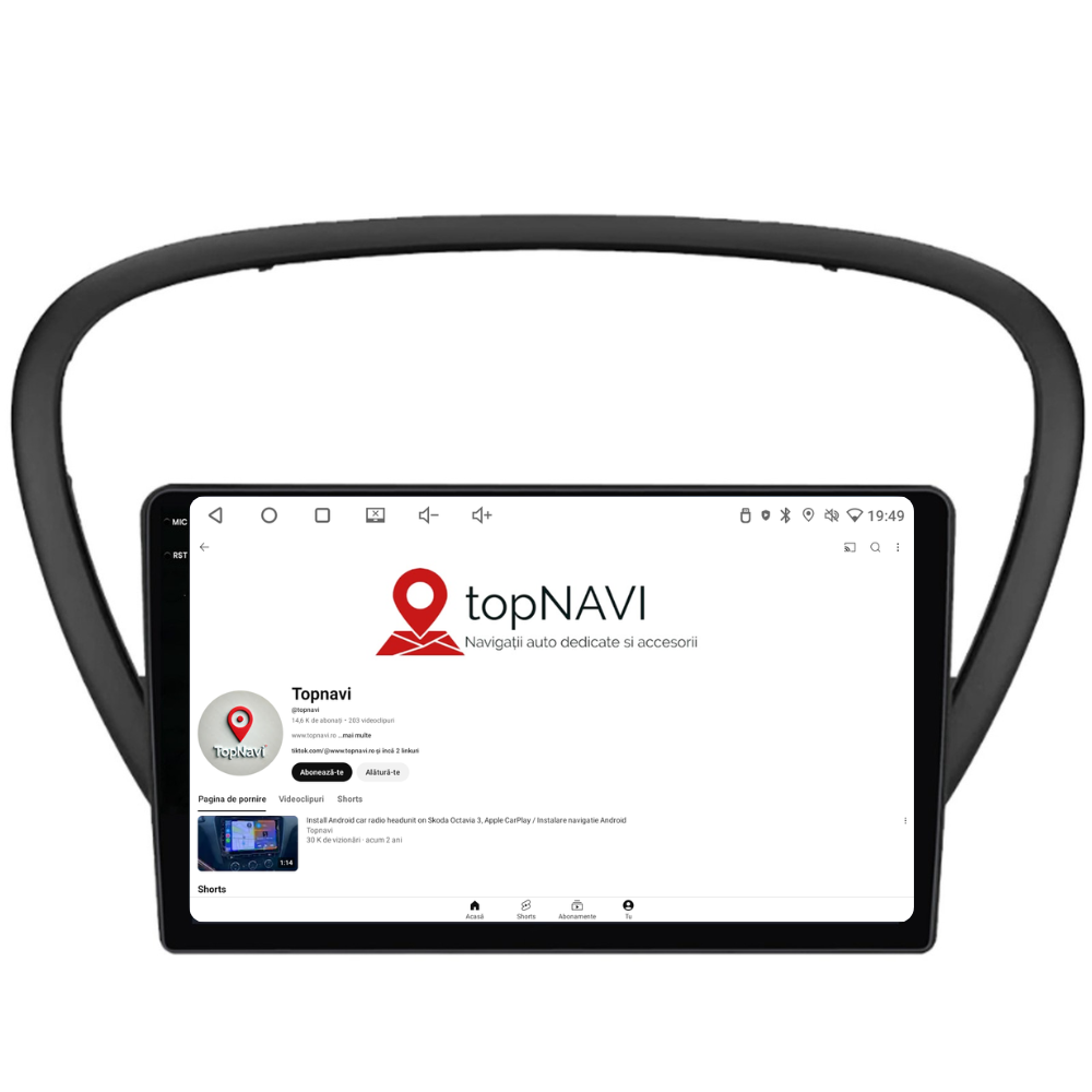 Navigatie Peugeot 607 (2004-2011), Ecran 9 inch, 1GB RAM 32GB