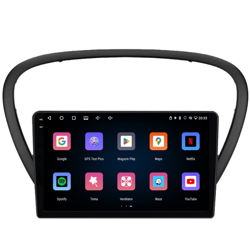 Navigatie Peugeot 607 (2004-2011), Ecran 9 inch, 4GB RAM 64GB, 4-core