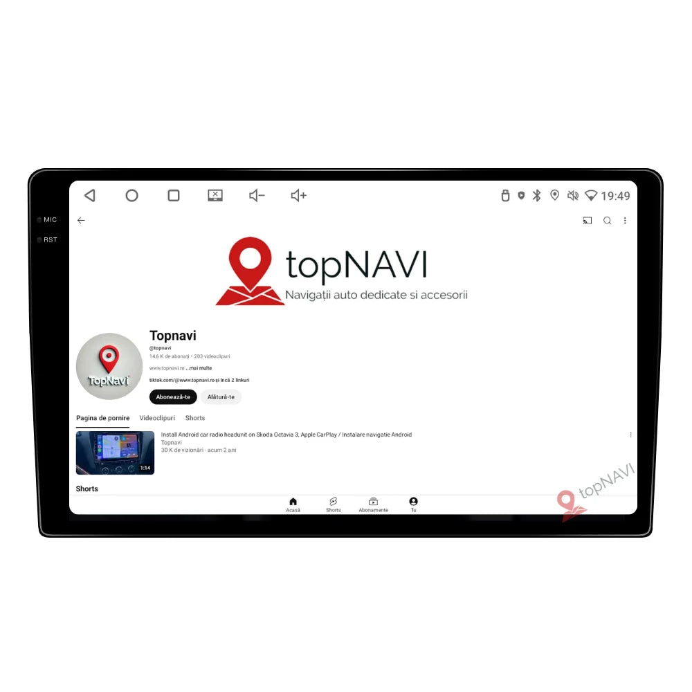 Navigatie Fiat Ducato (2006-2022), Ecran 9 inch, 4GB RAM 64GB, 4-core