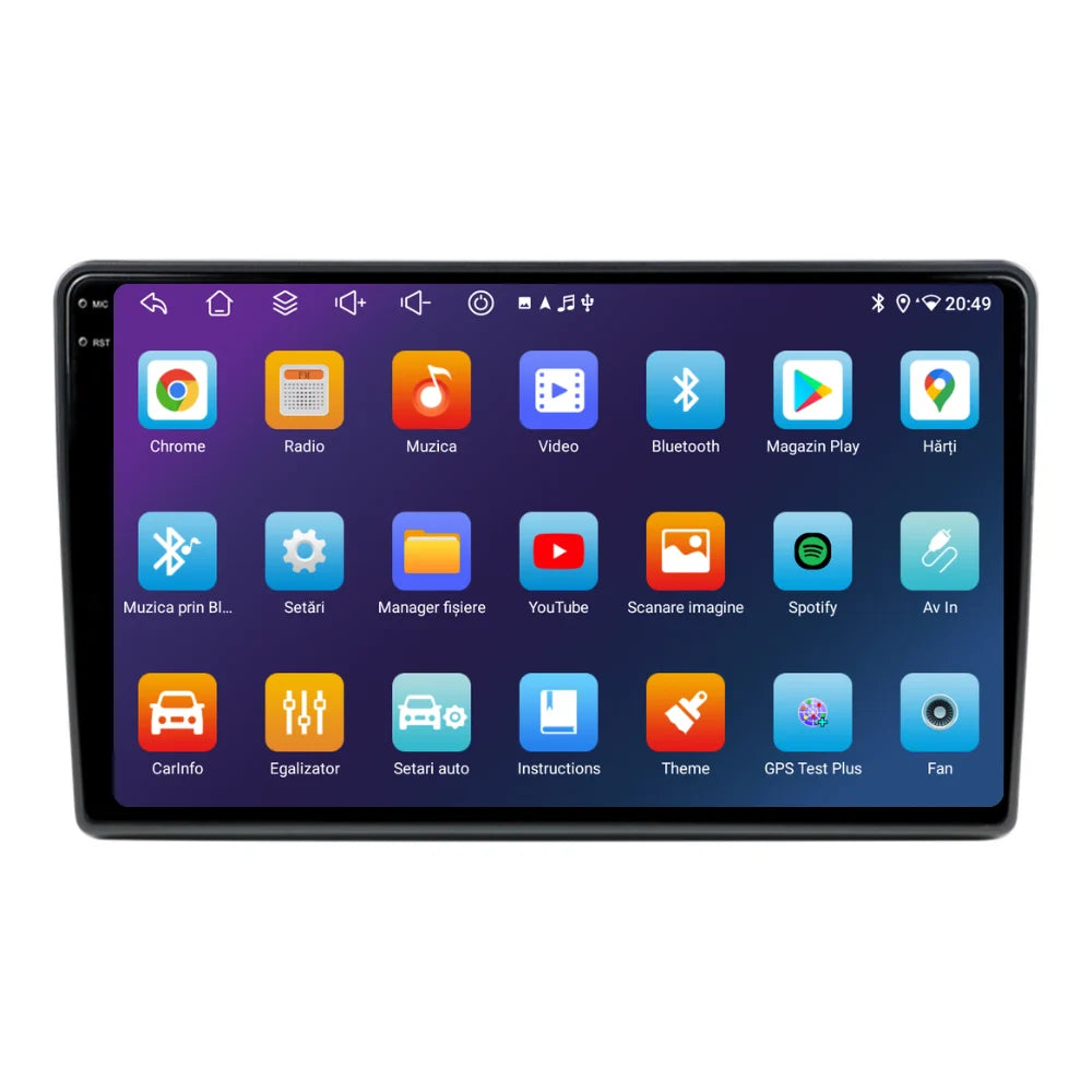 Navigatie Fiat Ducato (2006-2022), Ecran 9 inch, 6GB RAM 128GB, 8-core