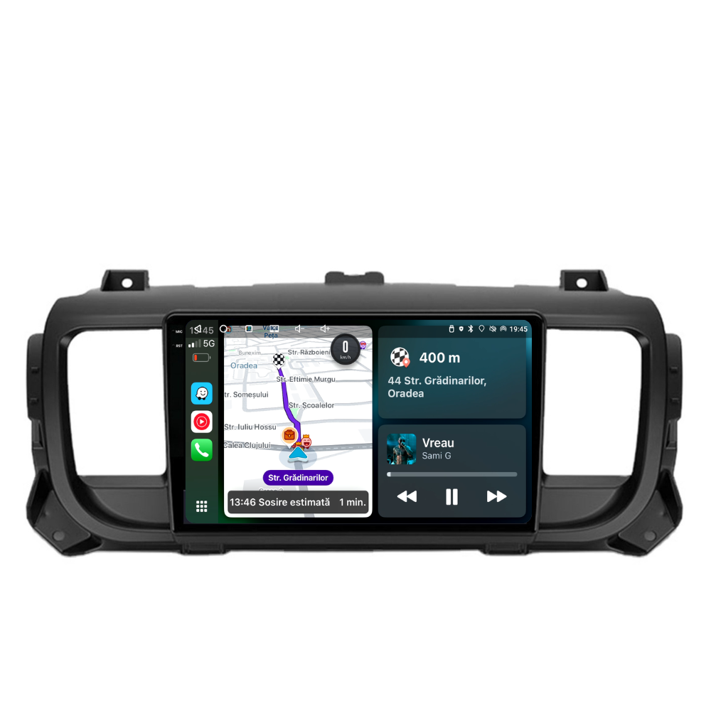 Navigatie Citroen Jumpy (2016-2021), Ecran 2K, 4GB RAM 64GB, 8-core